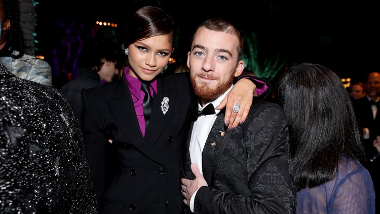 Zendaya and Angus Cloud