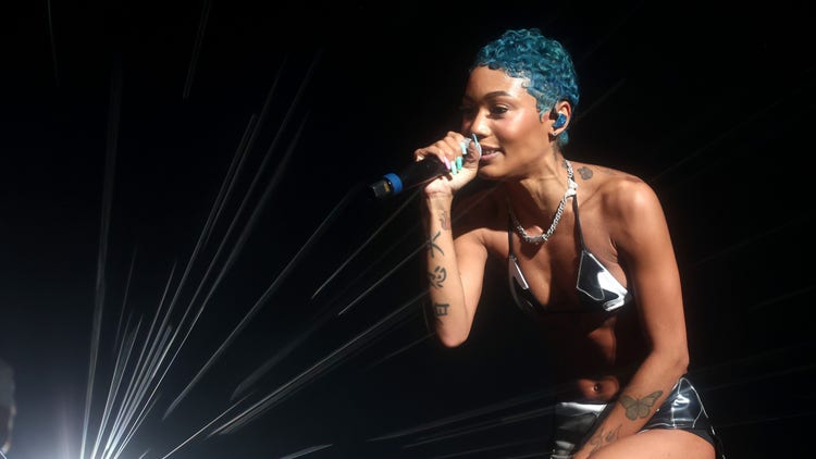 Coi Leray at Billboard R&B Hip-Hop Live held at The Novo on August 8, 2023 in Los Angeles, California