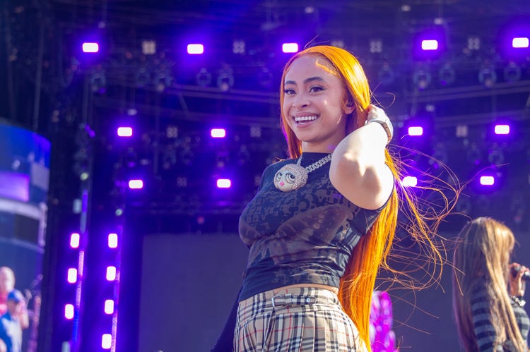 Ice Spice performs during day one of Wireless Festival 2023 at Finsbury Park on July 07, 2023 in London, England