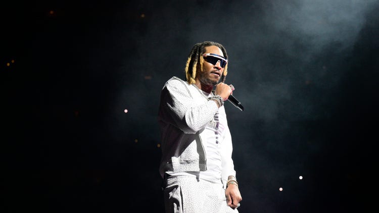 Rapper Future performs during