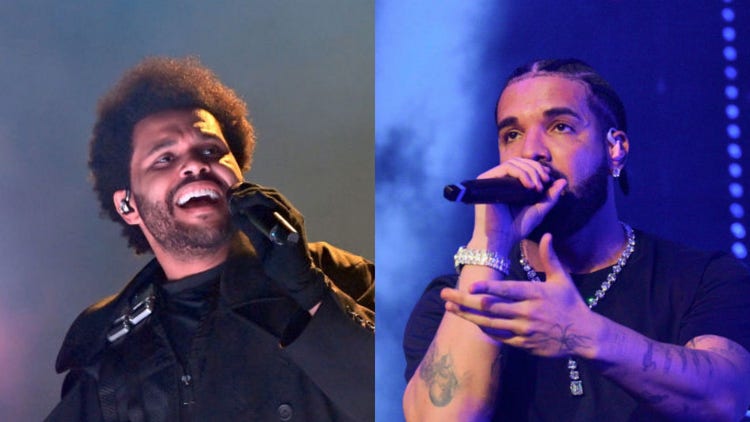 The Weeknd and Drake
