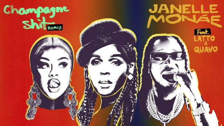 Janelle Monáe, Latto, and Quavo