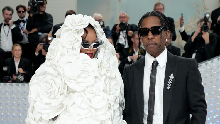 ASAP Rocky and Rihanna