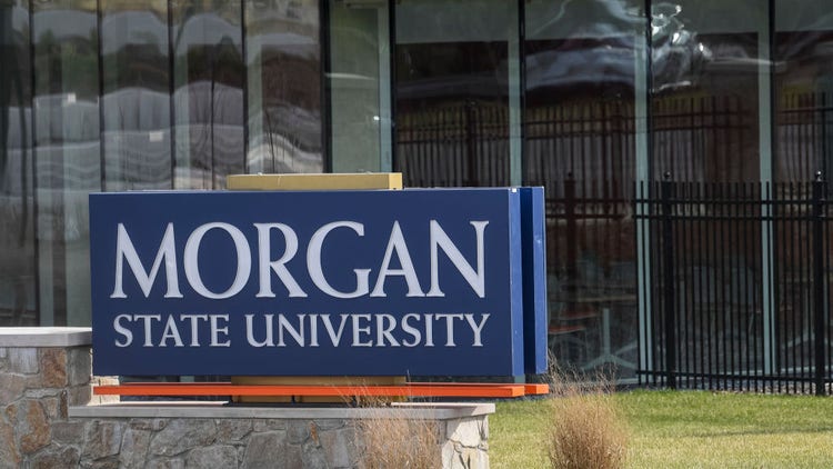 Morgan State University sign