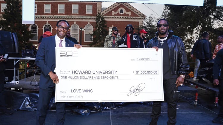Diddy and Dr. Ben Vinson III