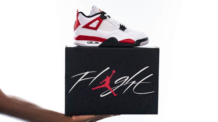 Air Jordan 4 Red Cement packaging