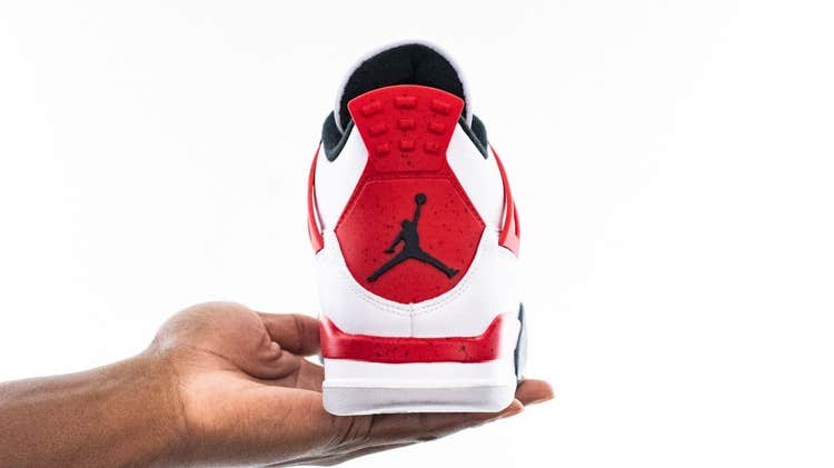 Air Jordan 4 Red Cement back view