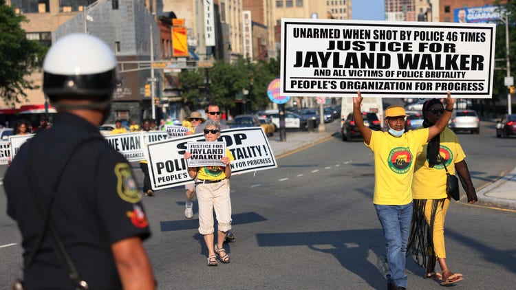 Jayland Walker protest
