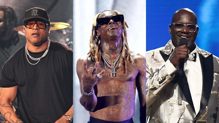 LL Cool J, Lil Wayne, and Shaq
