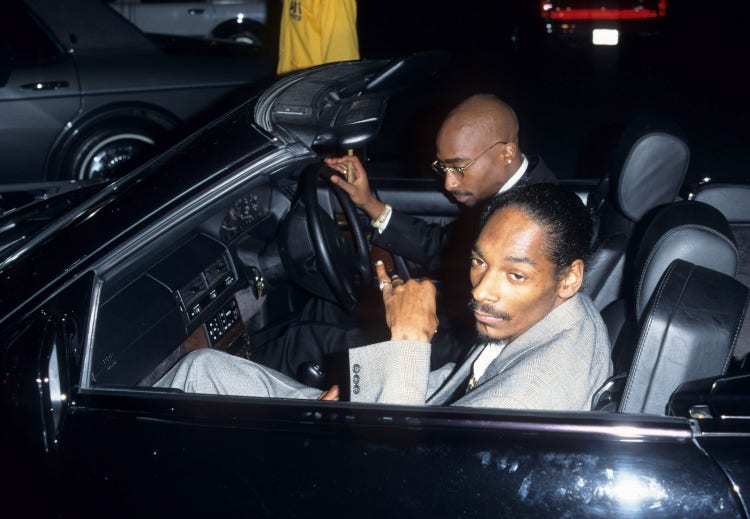 Snoop Dogg and Tupac Shakur