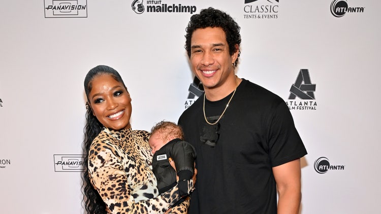 Keke Palmer with Darius Jackson and son Leodis
