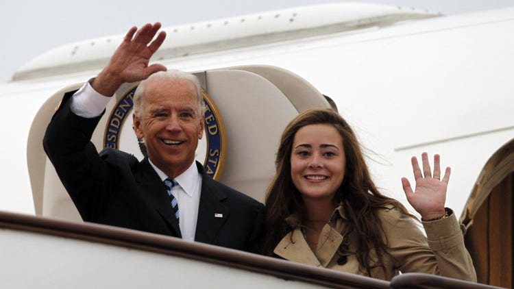 Joe Biden and Naomi Biden