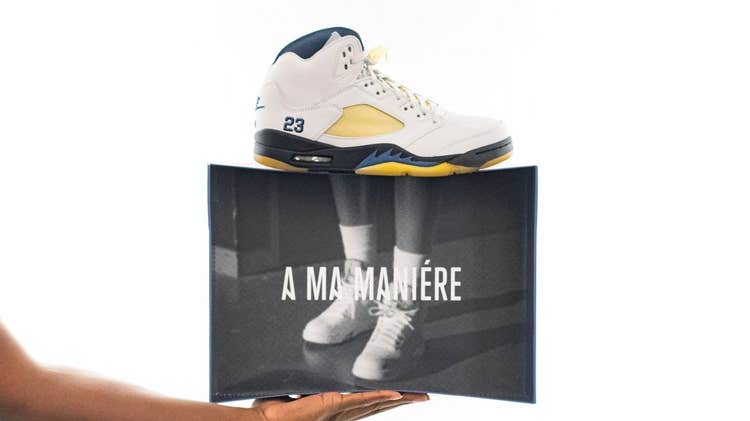 A Ma Maniere x Air Jordan V “Dawn” packaging