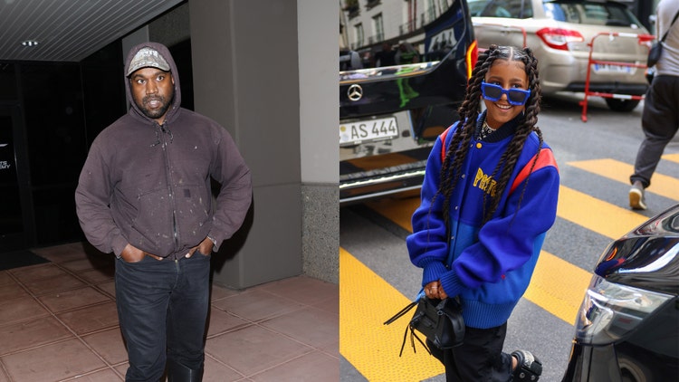 Kanye West and North West