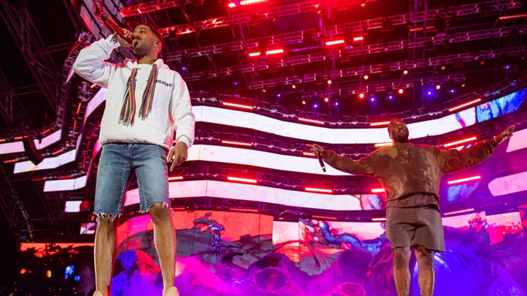 Kid Cudi and Kanye West