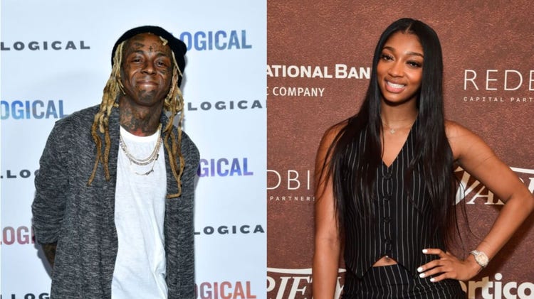 Lil Wayne and Angel Reese
