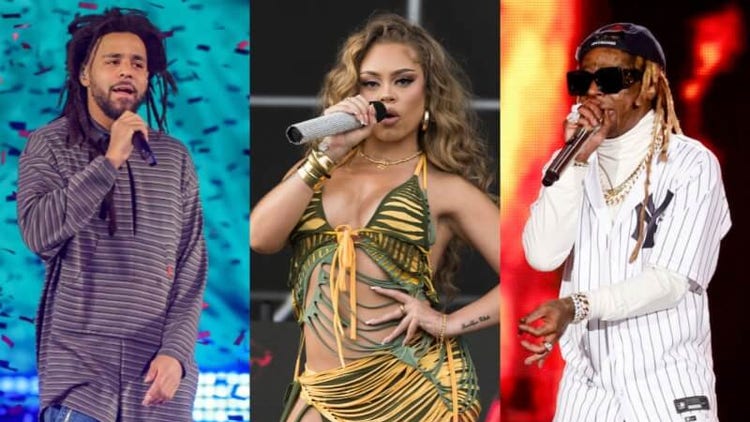 J. Cole, Latto, Lil Wayne