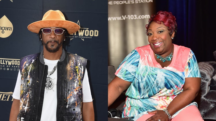 Katt Williams and Wanda Smith