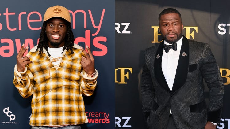 Kai Cenat and 50 Cent