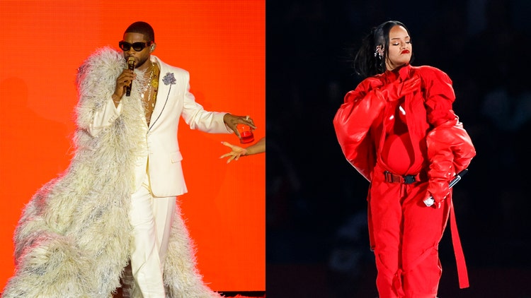 Usher and Rihanna