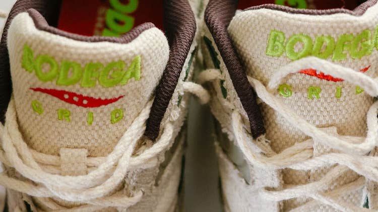 Bodega x Saucony Grid Shadow 2 “Jaunt Woven” details