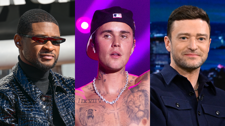 Usher, Justin Bieber and Justin Timberlake