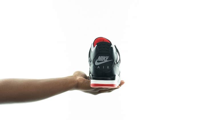 Air Jordan 4 Bred Reimagined heel