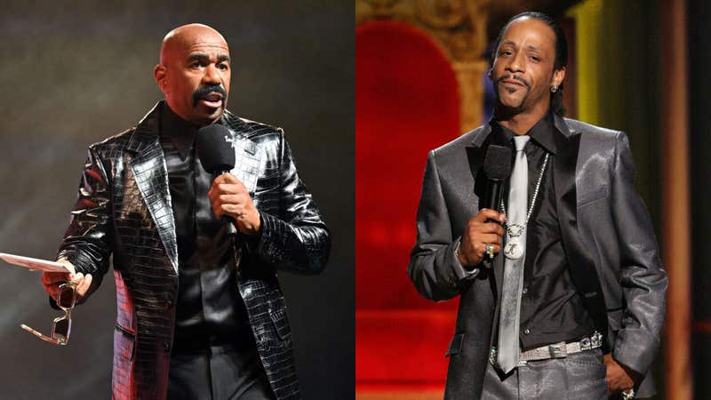 Steve Harvey regrets jokingly saying he'd slap Katt Williams