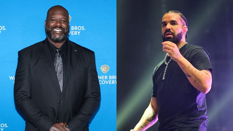 Shaquille O'Neal and Drake