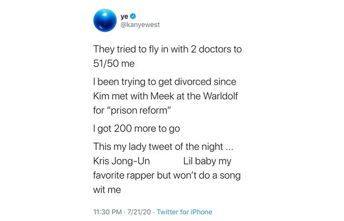 Kanye West Tweets