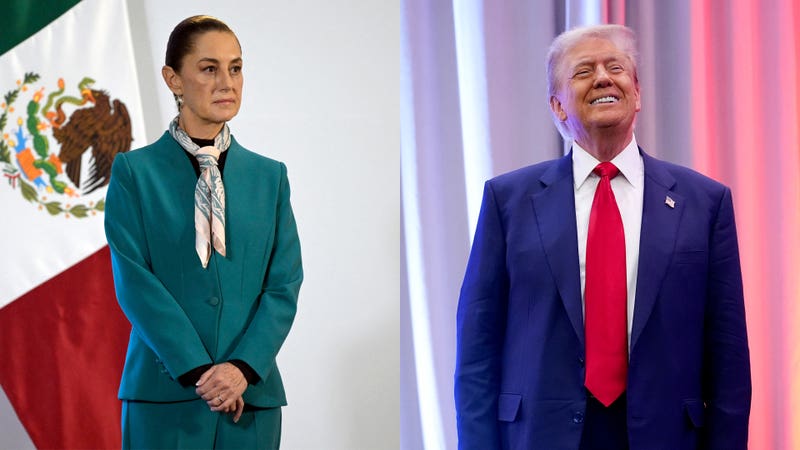 Mexico president clarifies Trump claim that she will close border