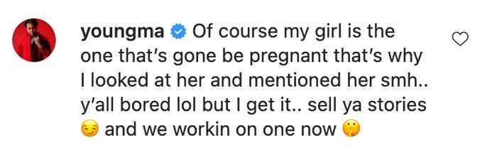Young M.A. IG Comment