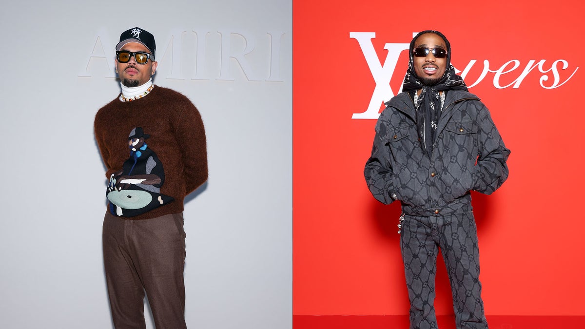 Chris Brown Reacts To Sitting Next To Quavo During PFW After Their Beef