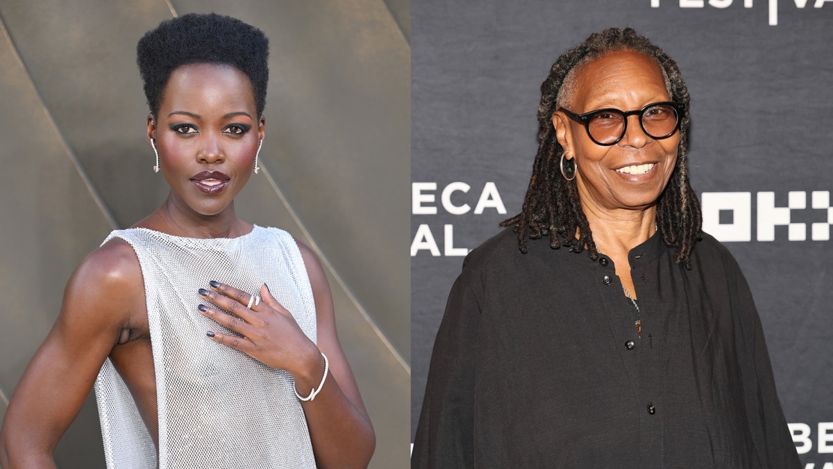 Lupita Nyong'o says seeing Whoopi Goldberg in more than one movie showed her Black women belonged on the big screen