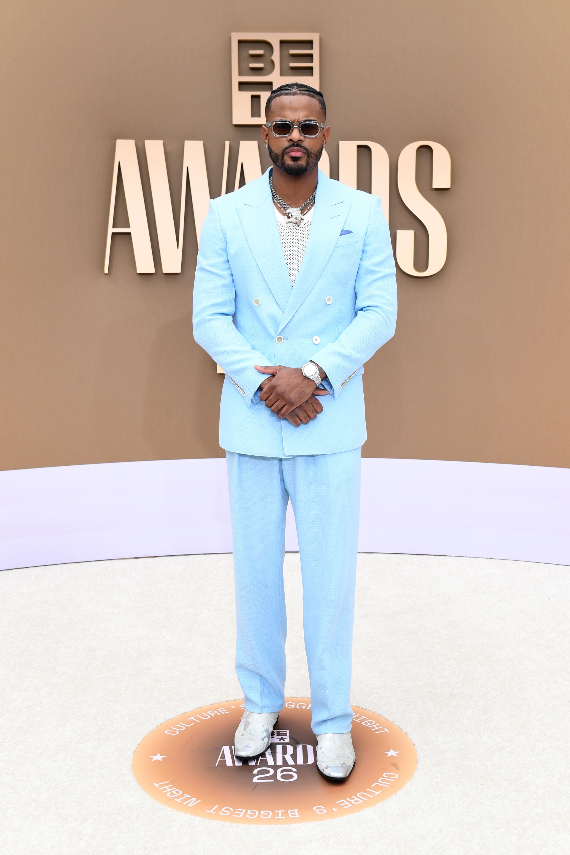 Trevor Jackson attends the BET Awards 2026 at Peacock Theater on June 28, 2026 in Los Angeles, California.