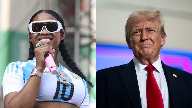 Sexyy Red and Donald Trump
