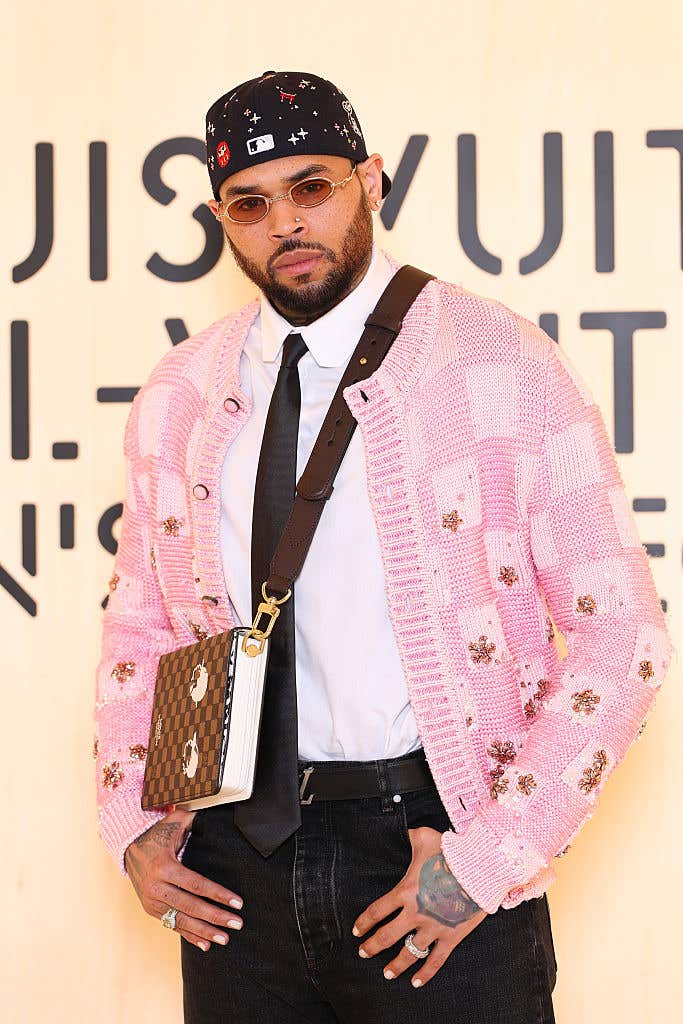 Usher, SZA, Future, Chris Brown attend Pharrell's Louis Vuitton show