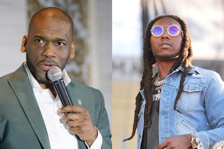 Pastor Jamal Bryant delivers call to action after Takeoff's pᴀssing